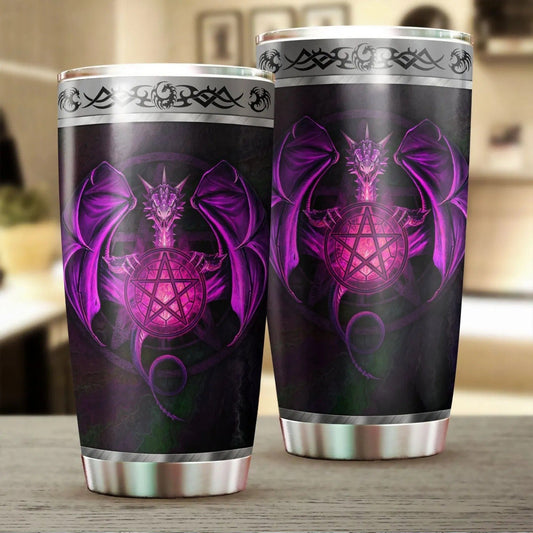 Dragon & Dungeon Tattoo Tumbler 20 Oz Pi020329-NM-Vibe Cosy™
