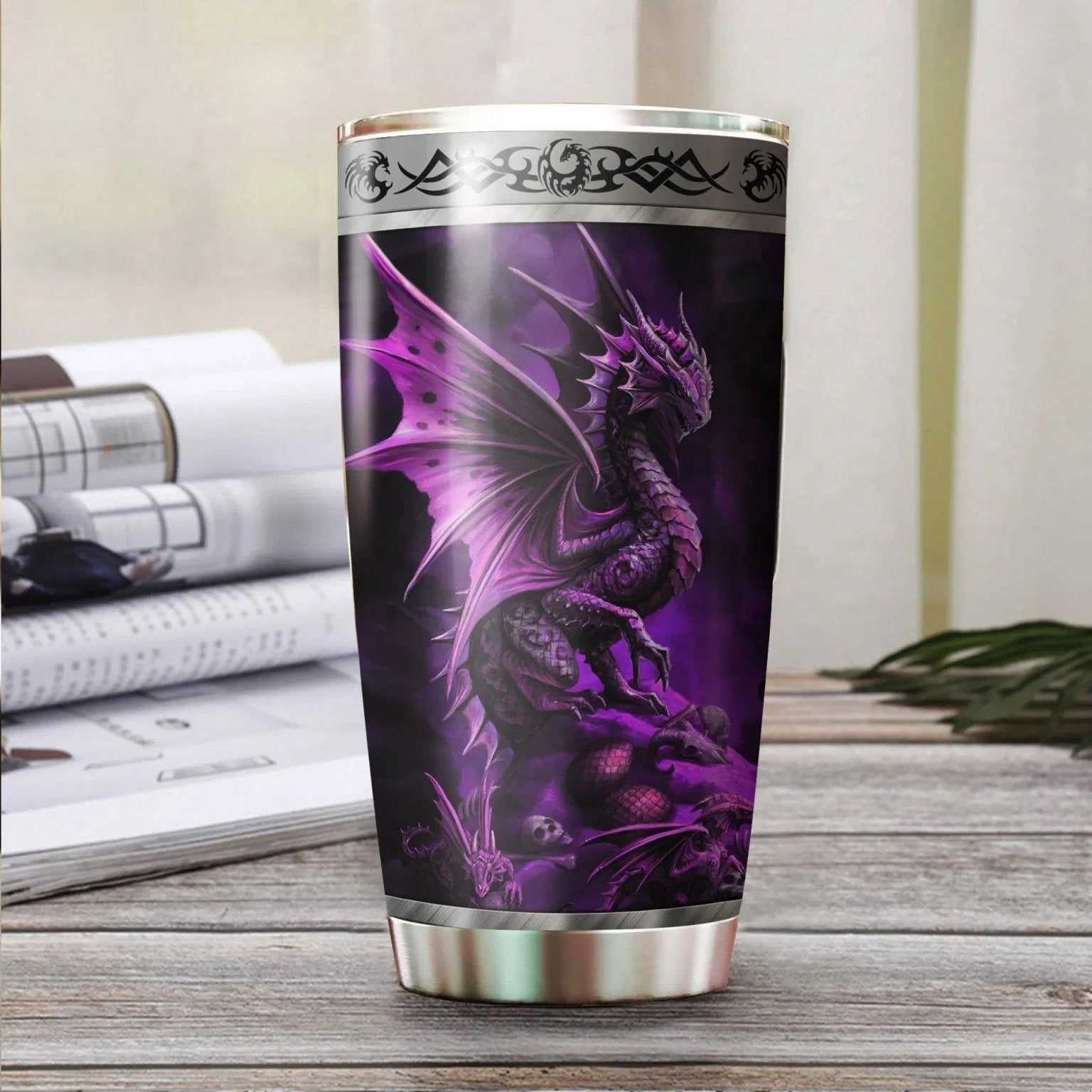 Dragon & Dungeon Tattoo Tumbler 20 Oz Pi020330-NM-Vibe Cosy™