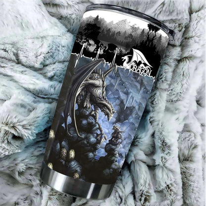 Dragon & Dungeon Tattoo Tumbler 20 Oz Pi020333-Tumbler-NM-Vibe Cosy™