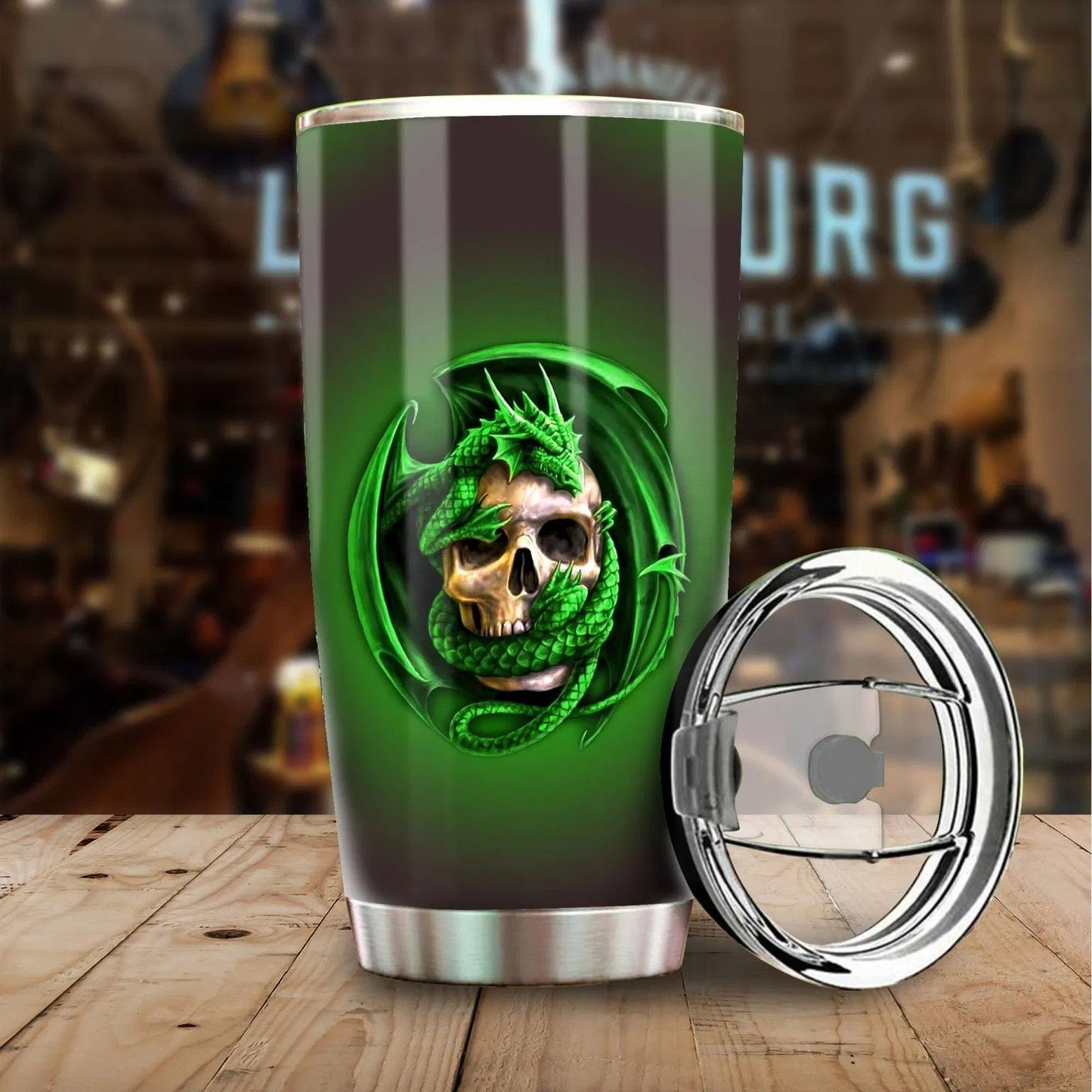 Dragon & Dungeon Tattoo Tumbler 20 Oz Pi020337-Tumbler-NM-Vibe Cosy™