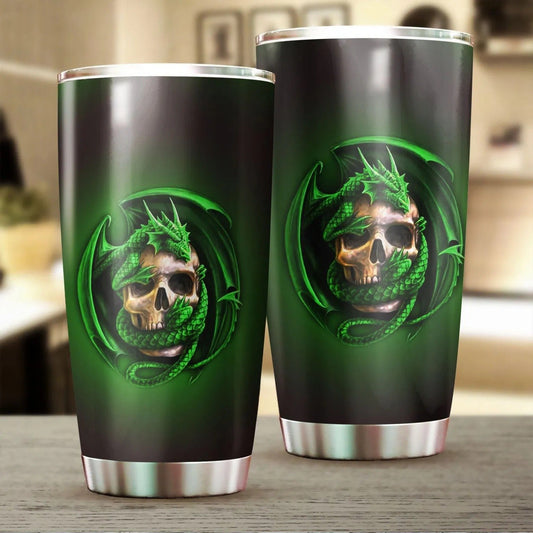 Dragon & Dungeon Tattoo Tumbler 20 Oz Pi020337-Tumbler-NM-Vibe Cosy™