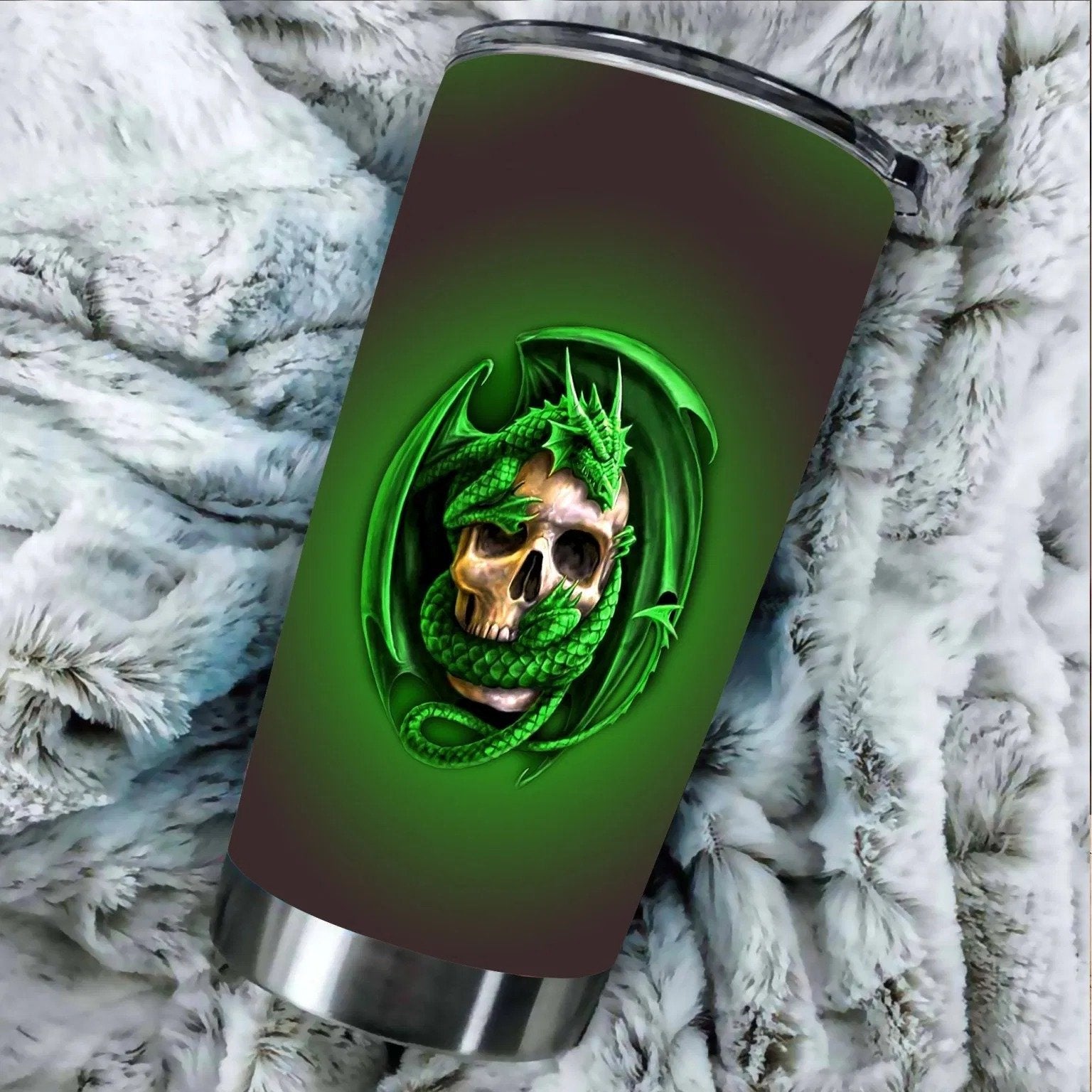 Dragon & Dungeon Tattoo Tumbler 20 Oz Pi020337-Tumbler-NM-Vibe Cosy™