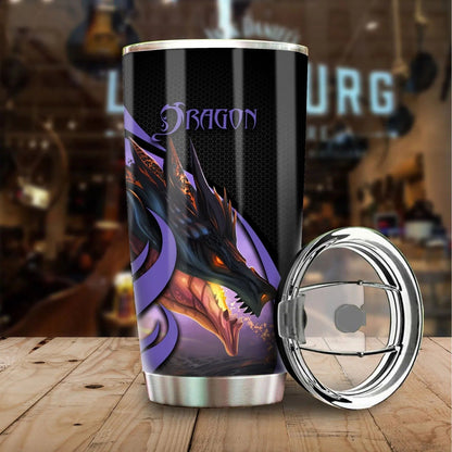 Dragon & Dungeon Tattoo Tumbler 20 Oz Pi020338-Tumbler-NM-Vibe Cosy™