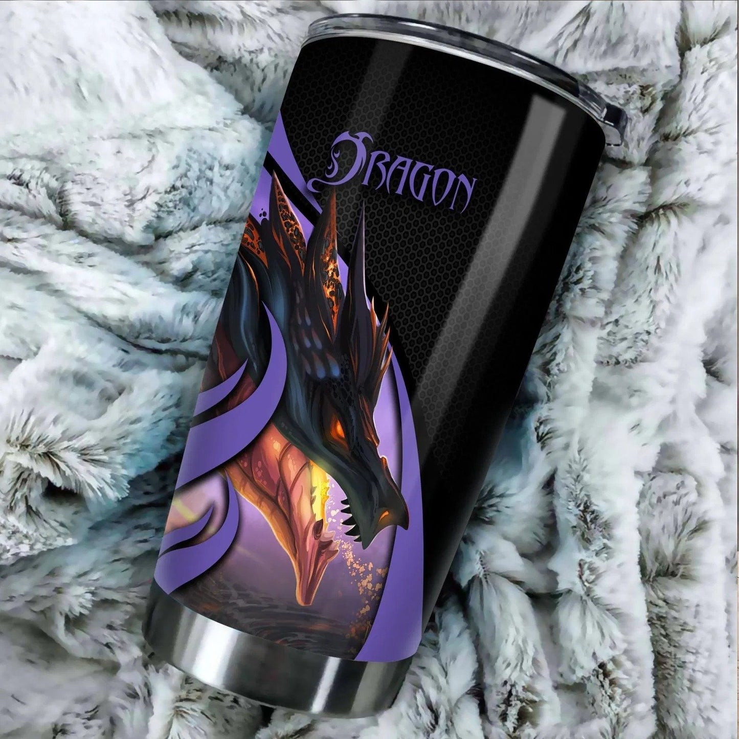 Dragon & Dungeon Tattoo Tumbler 20 Oz Pi020338-Tumbler-NM-Vibe Cosy™