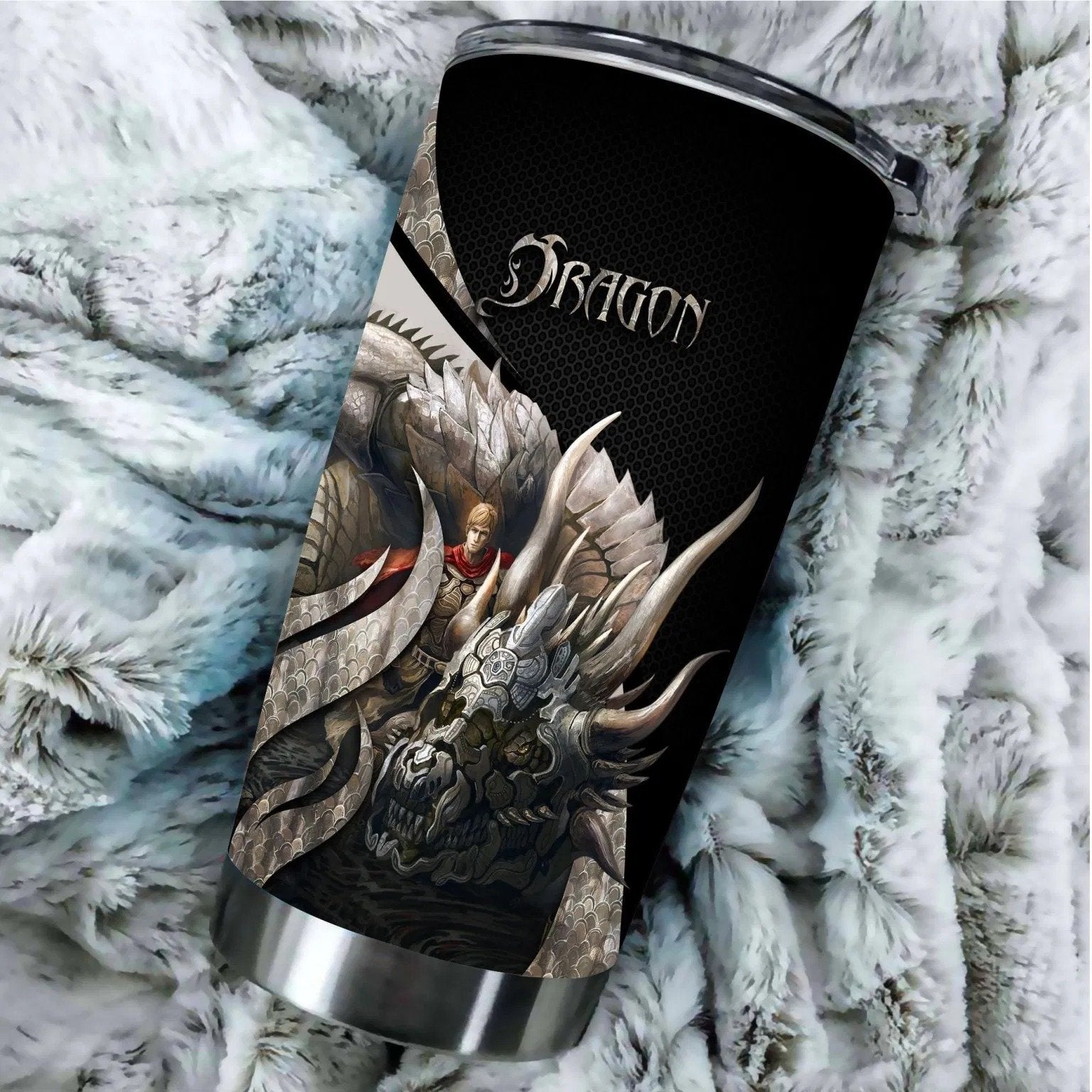 Dragon & Dungeon Tattoo Tumbler 20 Oz Pi020341-Tumbler-NM-Vibe Cosy™
