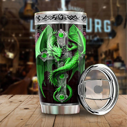 Dragon & Dungeon Tattoo Tumbler 20 Oz Pi020343-Tumbler-NM-Vibe Cosy™
