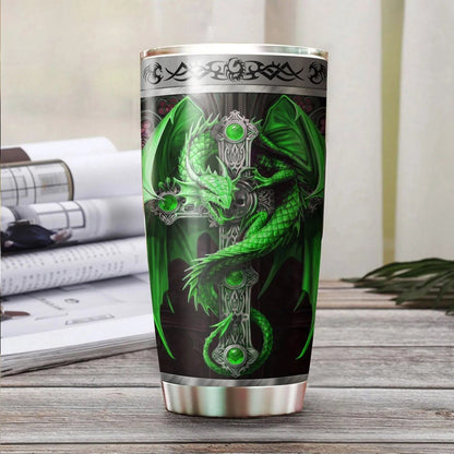 Dragon & Dungeon Tattoo Tumbler 20 Oz Pi020343-Tumbler-NM-Vibe Cosy™