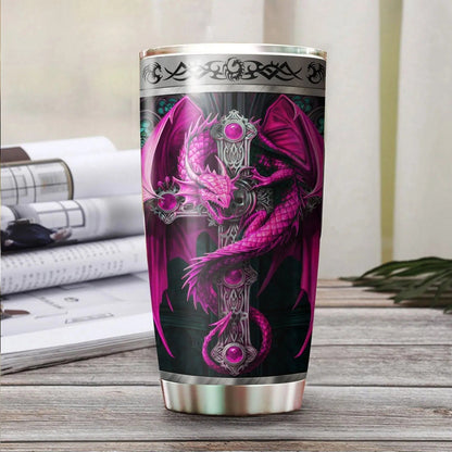 Dragon & Dungeon Tattoo Tumbler 20 Oz Pi020344-Tumbler-NM-Vibe Cosy™