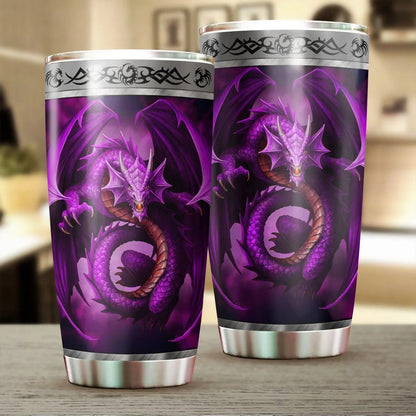 Dragon & Dungeon Tattoo Tumbler 20 Oz Pi020345-Tumbler-NM-Vibe Cosy™