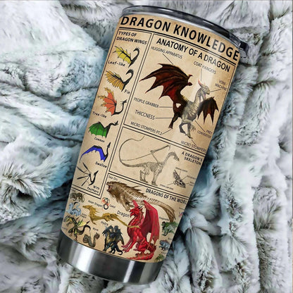 Dragon & Dungeon Tattoo Tumbler 20 Oz Pi020348-Tumbler-NM-Vibe Cosy™