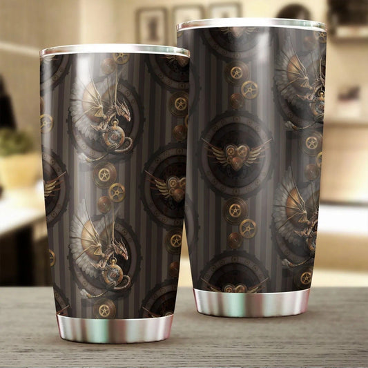 Dragon & Dungeon Tattoo Tumbler 20 Oz Pi020349-Tumbler-NM-Vibe Cosy™
