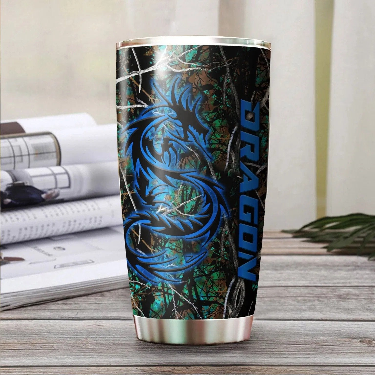 Dragon & Dungeon Tattoo Tumbler 20 Oz HAC020351-Tumbler-NM-Vibe Cosy™