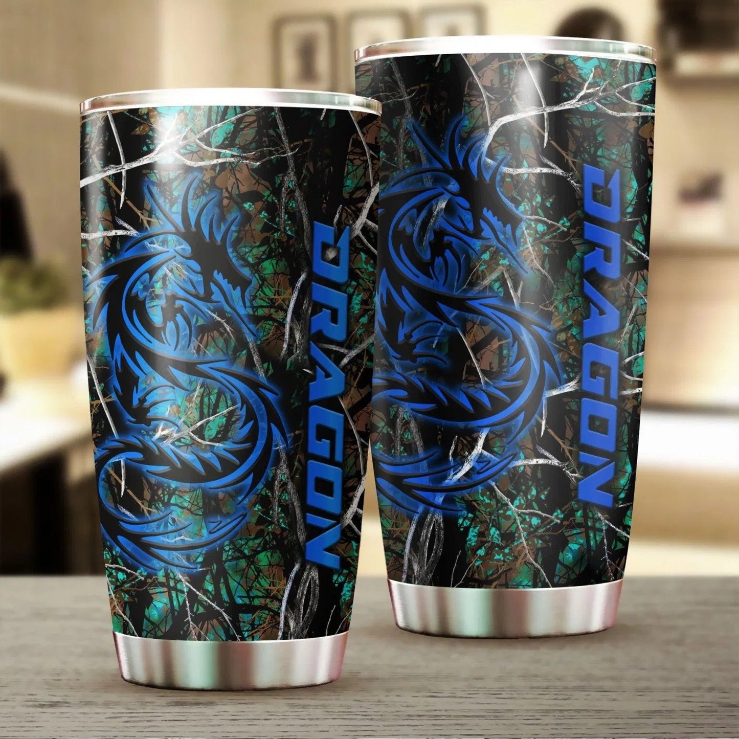 Dragon & Dungeon Tattoo Tumbler 20 Oz HAC020351-Tumbler-NM-Vibe Cosy™