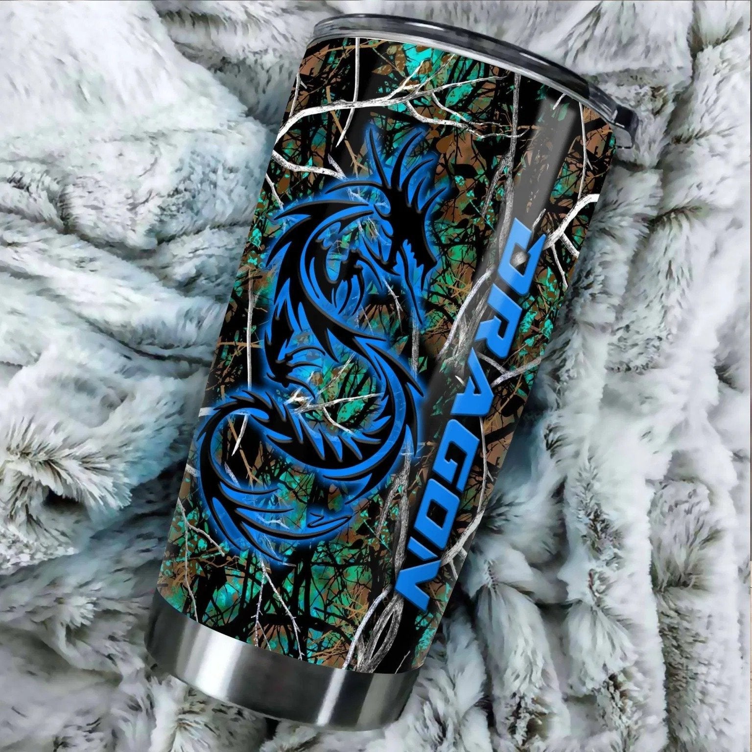 Dragon & Dungeon Tattoo Tumbler 20 Oz HAC020351-Tumbler-NM-Vibe Cosy™