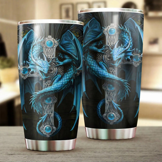 Dragon & Dungeon Tattoo Tumbler 20 Oz HAC020352-Tumbler-NM-Vibe Cosy™