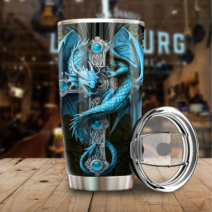 Dragon & Dungeon Tattoo Tumbler 20 Oz HAC020352-Tumbler-NM-Vibe Cosy™