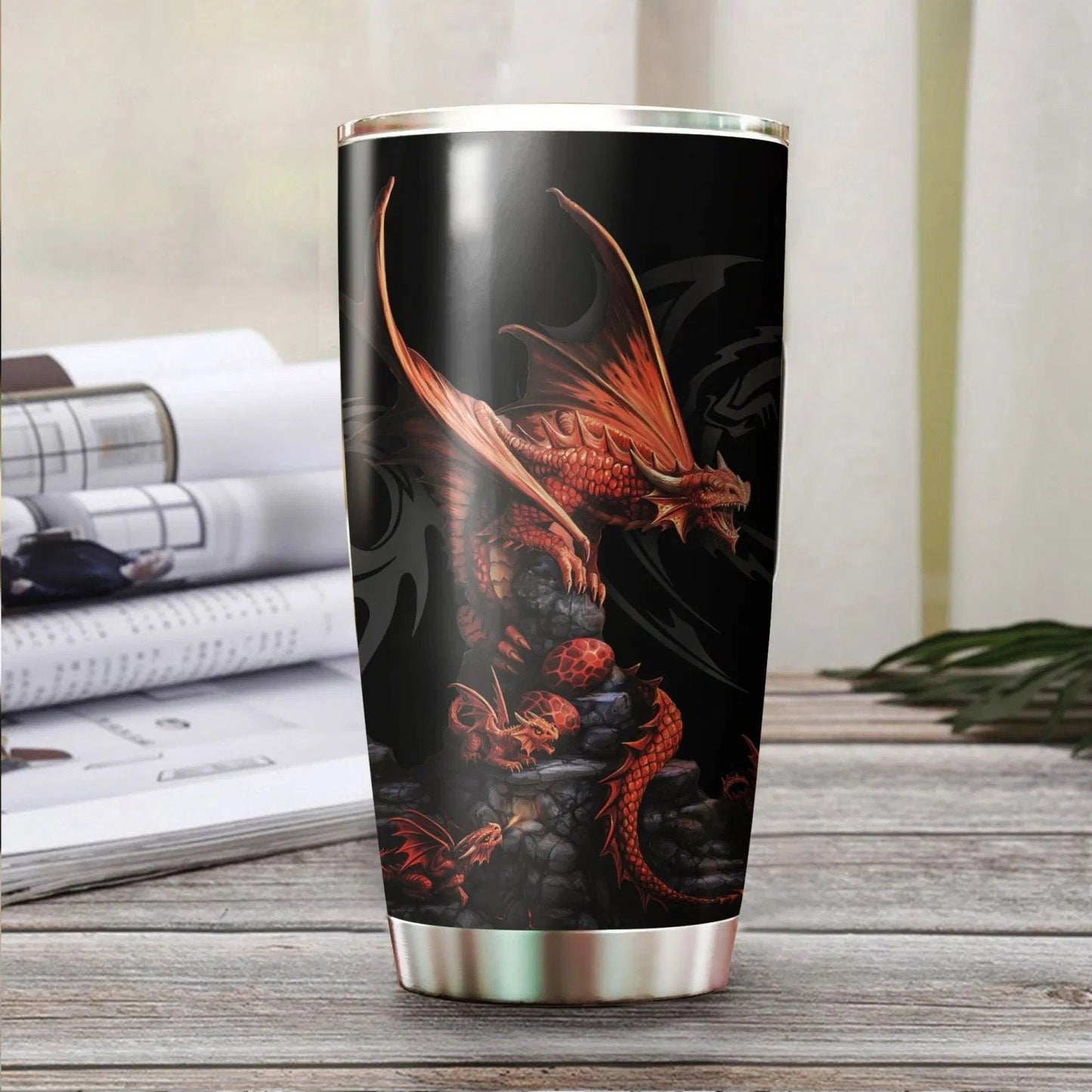 Dragon & Dungeon Tattoo Tumbler 20 Oz HAC020360-Tumbler-NM-Vibe Cosy™
