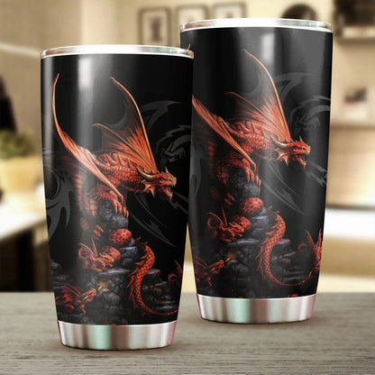 Dragon & Dungeon Tattoo Tumbler 20 Oz HAC020360-Tumbler-NM-Vibe Cosy™