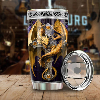 Dragon & Dungeon Tattoo Tumbler 20 Oz HAC020361 - Amaze Style™-Tumbler
