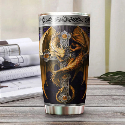 Dragon & Dungeon Tattoo Tumbler 20 Oz HAC020361 - Amaze Style™-Tumbler