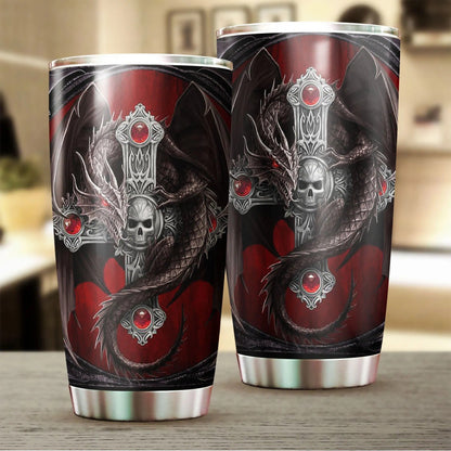 Dragon & Dungeon Tattoo Tumbler 20 Oz HAC020362-Tumbler-NM-Vibe Cosy™