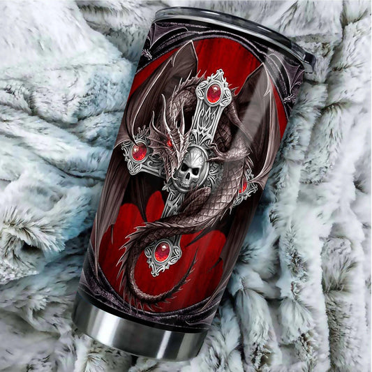 Dragon & Dungeon Tattoo Tumbler 20 Oz HAC020362-Tumbler-NM-Vibe Cosy™