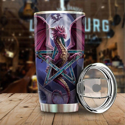 Dragon & Dungeon Tattoo Tumbler 20 Oz HAC020363-Tumbler-NM-Vibe Cosy™