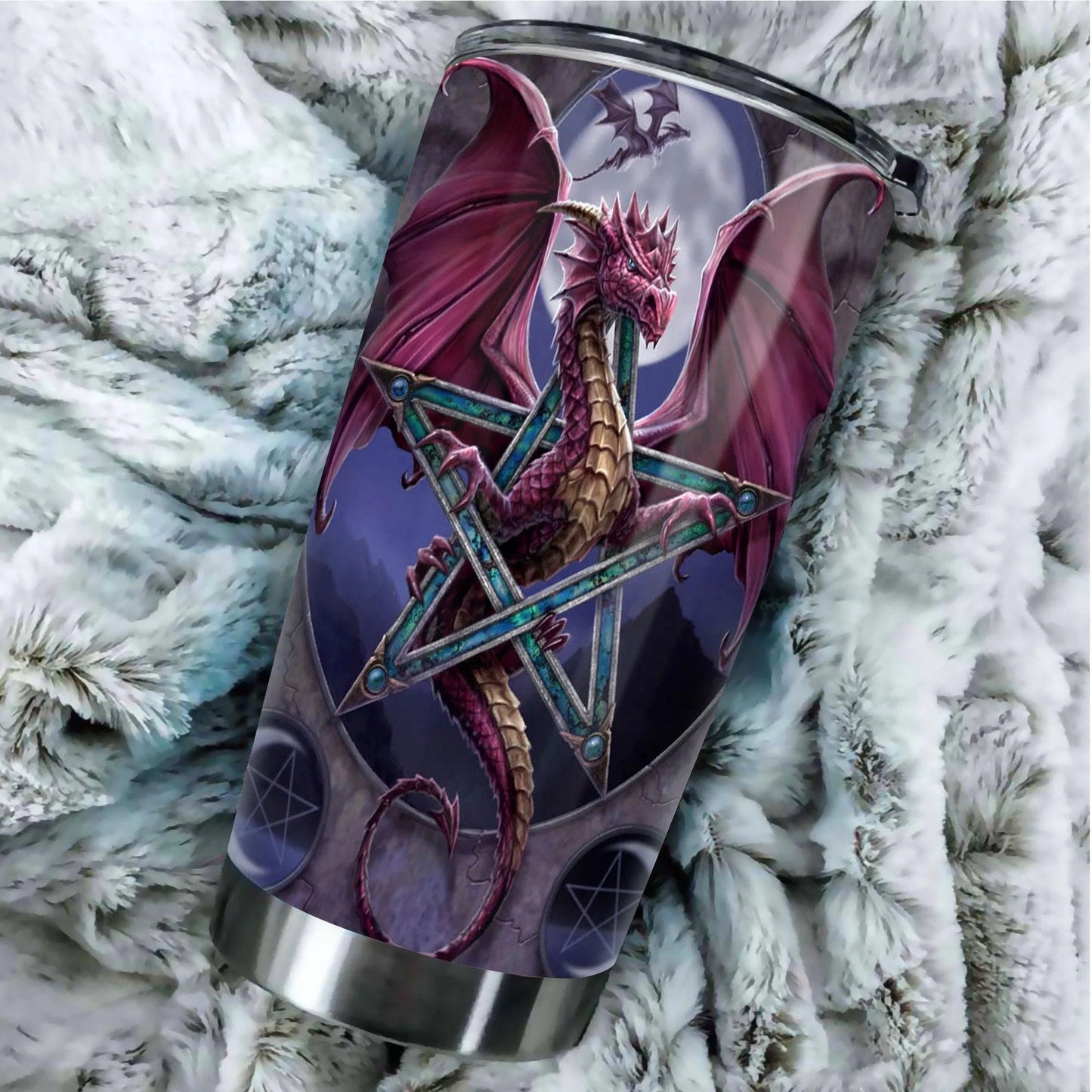 Dragon & Dungeon Tattoo Tumbler 20 Oz HAC020363-Tumbler-NM-Vibe Cosy™