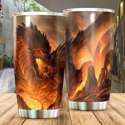 Dragon & Dungeon Tattoo Tumbler 20 Oz HAC020365-Tumbler-NM-Vibe Cosy™