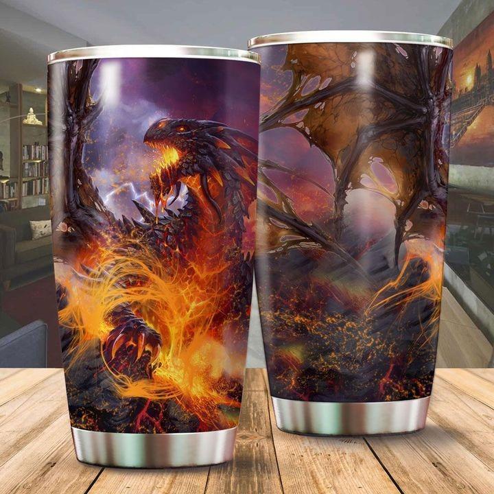 Dragon & Dungeon Tattoo Tumbler 20 Oz HAC020366-Tumbler-NM-Vibe Cosy™