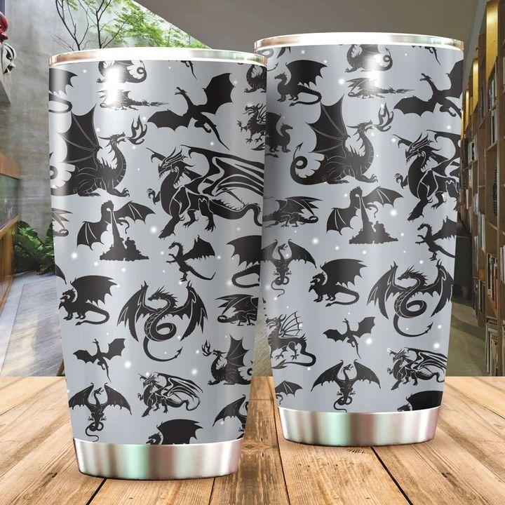 Dragon & Dungeon Tattoo Tumbler 20 Oz HAC020368-Tumbler-NM-Vibe Cosy™