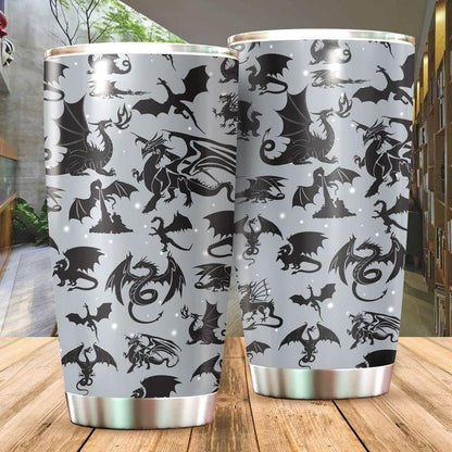 Dragon & Dungeon Tattoo Tumbler 20 Oz HAC020368-Tumbler-NM-Vibe Cosy™