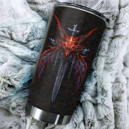 Dragon & Dungeon Tattoo Tumbler 20 Oz HAC020373-Tumbler-NM-Vibe Cosy™