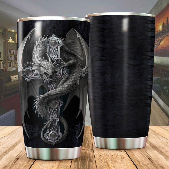 Dragon & Dungeon Tattoo Tumbler 20 Oz HAC020375-Tumbler-NM-Vibe Cosy™