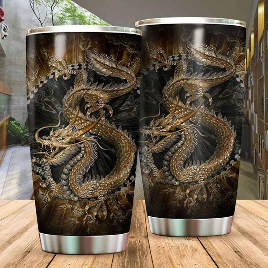 Dragon & Dungeon Tattoo Tumbler 20 Oz HAC020379-Tumbler-NM-Vibe Cosy™