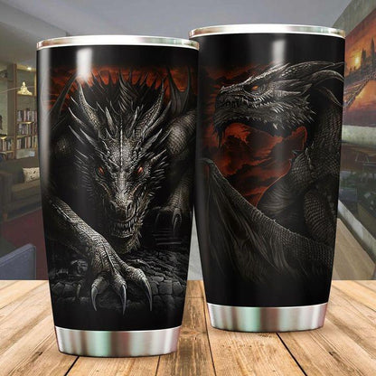 Dragon & Dungeon Tattoo Tumbler 20 Oz HAC020382-Tumbler-NM-Vibe Cosy™