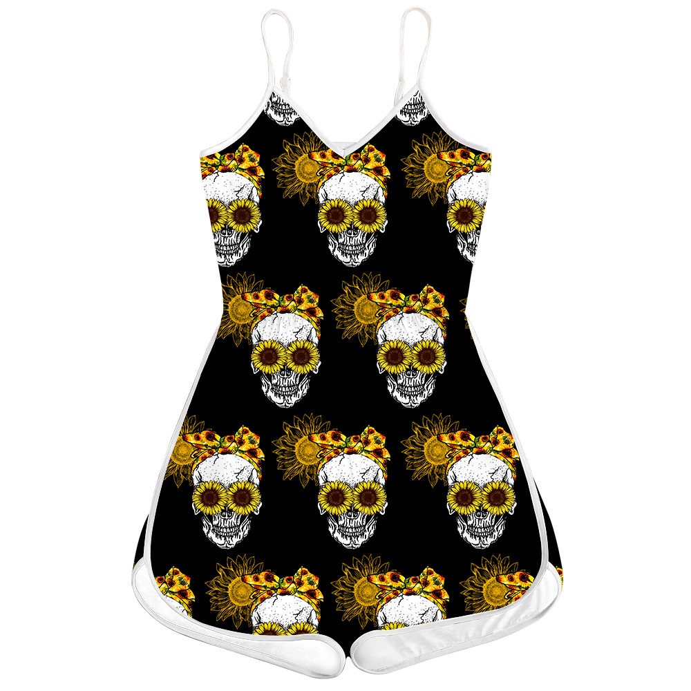 Skulls 3D Romper For Women TN21092001