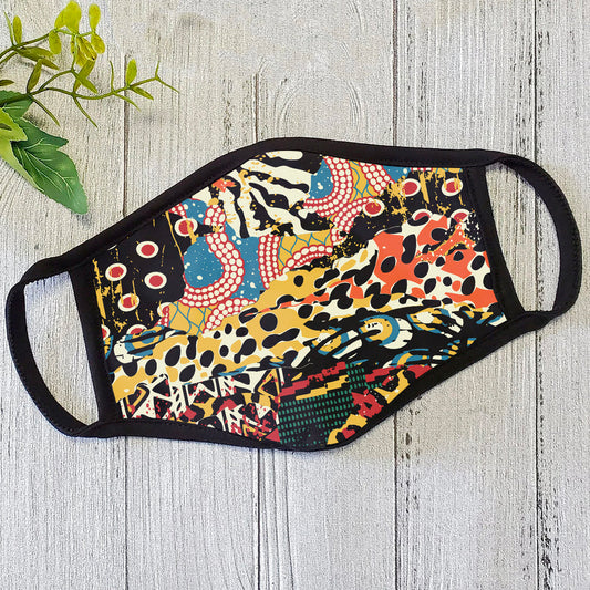 African Traditional Pattern Face Mask HC
