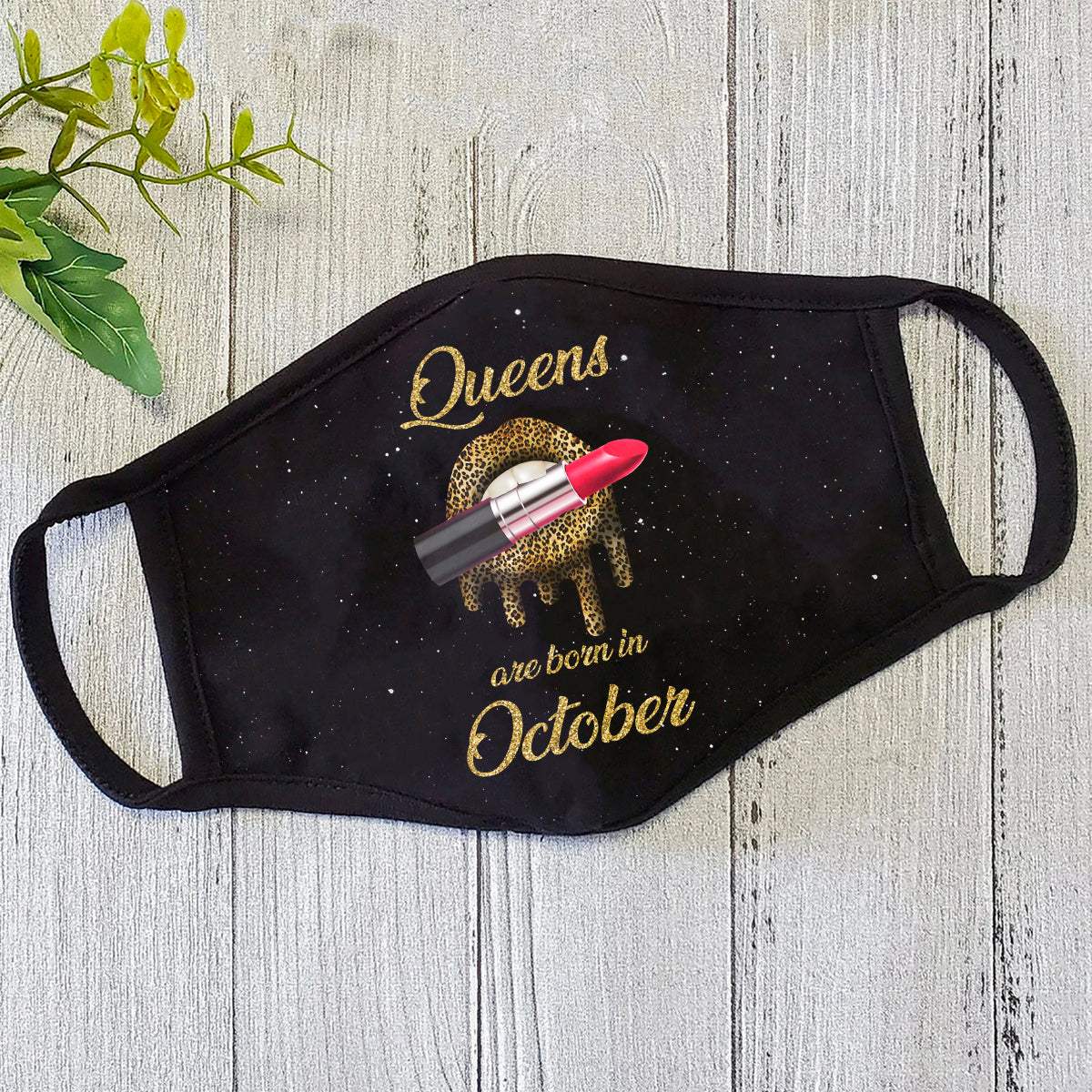 Octocber Queen Face Mask TA