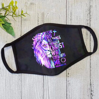 Jesus Lion Face Mask TA
