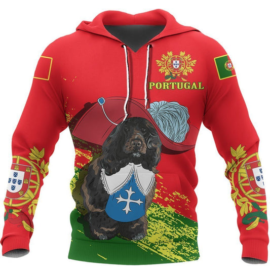 Portugal Special Hoodie Portuguese Water Dog Musketeer NVD1031 - Amaze Style™-Apparel