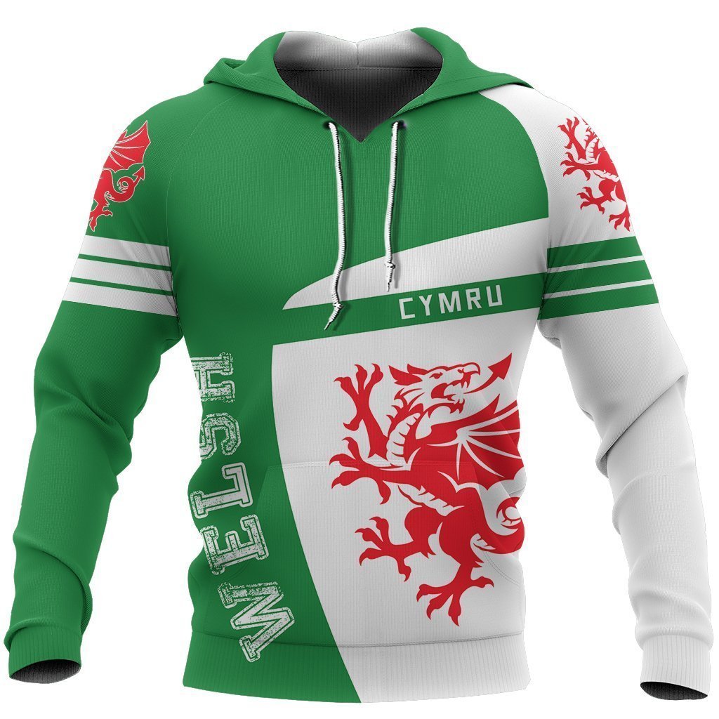 Patrick Day Welsh Pride Hoodie For Men And Women