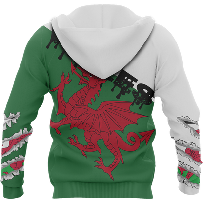 Welsh Dragon Special Hoodie PL - Amaze Style™-Apparel