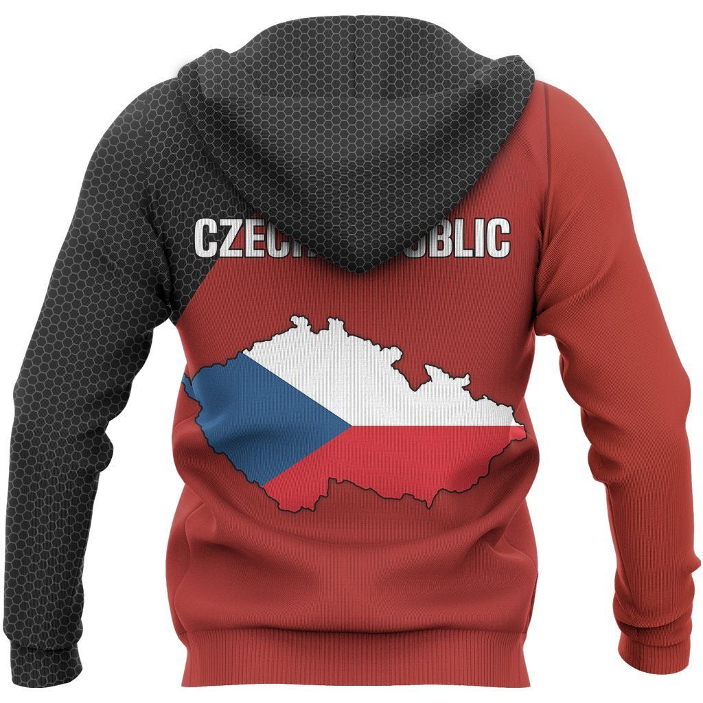 Czech Republic Map Special Pullover Hoodie NVD1167 - Amaze Style™-Apparel