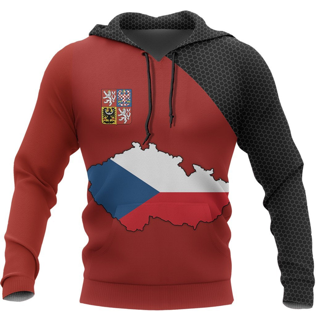 Czech Republic Map Special Pullover Hoodie NVD1167 - Amaze Style™-Apparel