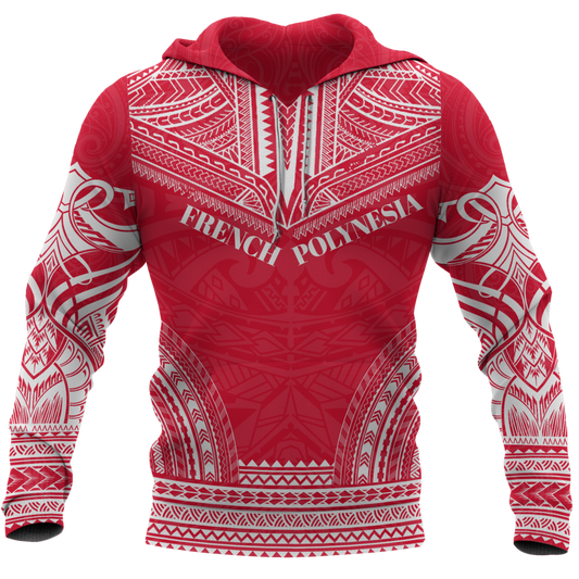 French Polynesia Chief Pullover Hoodie NVD1207 - Amaze Style™-Apparel