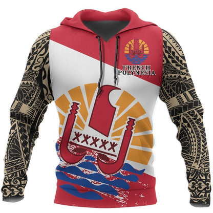 French Polynesia Pullover Hoodie NVD1214 - Amaze Style™-Apparel