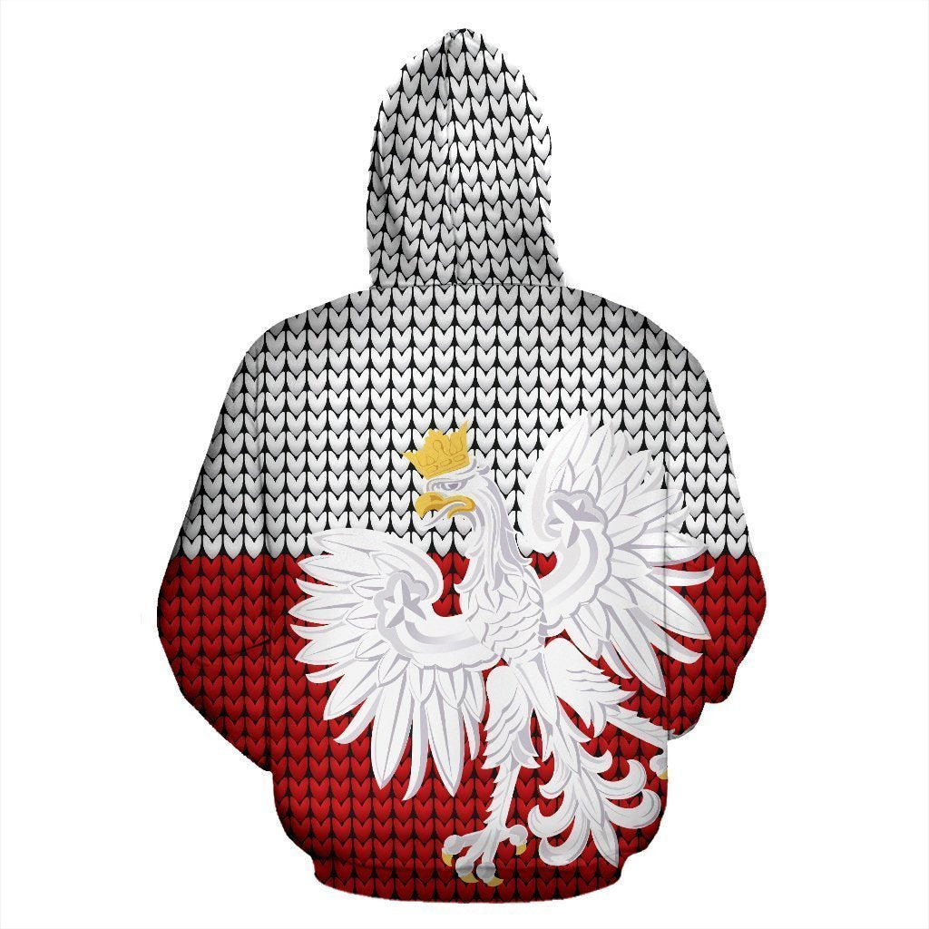 Polska-Poland Hoodie Knitted Flag NVD1237 ! - Amaze Style™-Apparel