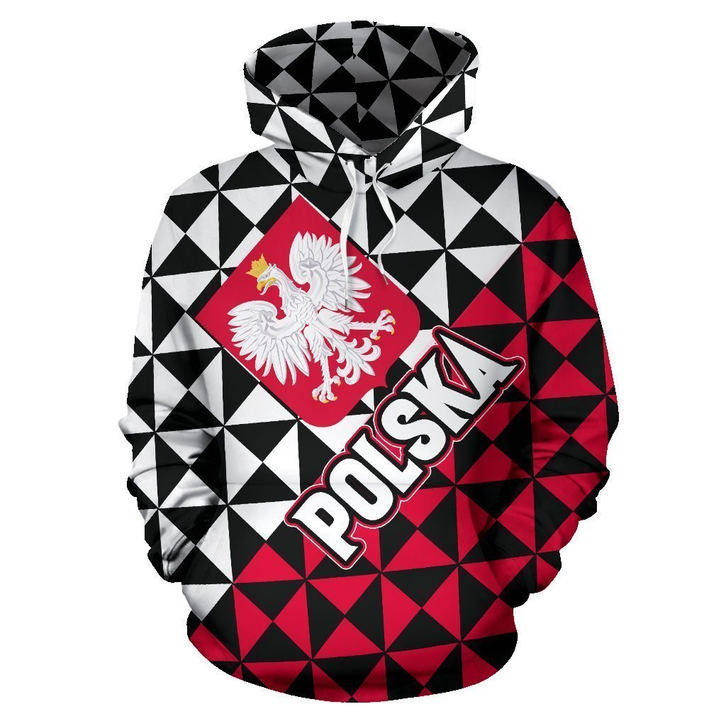 Polska-Poland Hoodie Coat Of Arms NVD1240 ! - Amaze Style™-Apparel