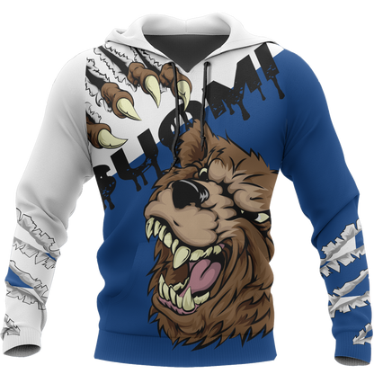 Finland - Brown Bear Special Hoodie NVD1257 - Amaze Style™-Apparel